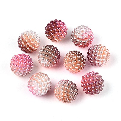 Imitation Pearl Acrylic Beads OACR-T004-15mm-19-1