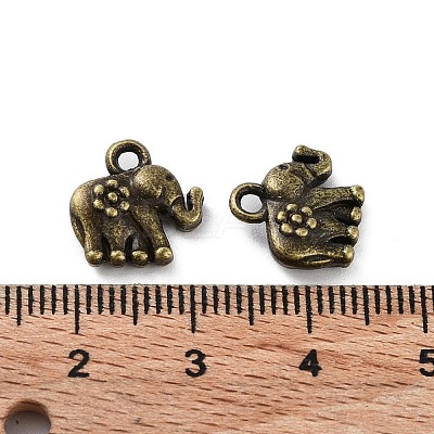 Tibetan Style Alloy Charms FIND-Q094-01AB-1