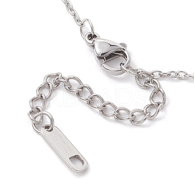 Non-Tarnish 201 Stainless Steel Pendnat Necklaces NJEW-JN04764-02-1