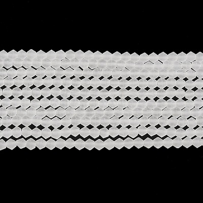Imitate Austrian Crystal Frosted Glass Beads Strands EGLA-A039-T6mm-MD13-1
