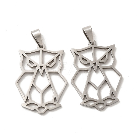 Non-Tarnish 201 Stainless Steel Pendants STAS-K251-035P-1