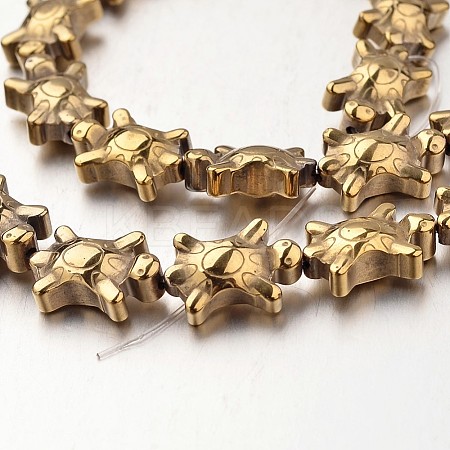 Electroplate Non-magnetic Synthetic Hematite Bead Strands G-F300-52A-03-1