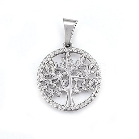 Non-Tarnish 304 Stainless Steel Pendants LS-STAS-P209-14P-1