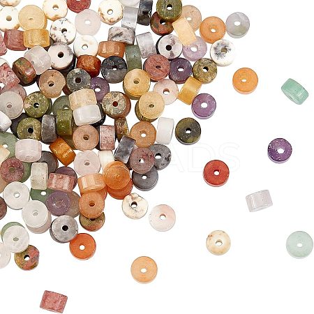 160Pcs 10 Style Natural Mixed Gemstone Beads G-NB0002-69-1