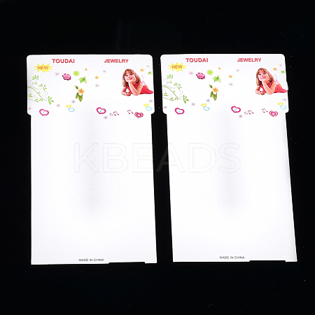 Cardboard Hair Clip Display Cards CDIS-T002-06-1