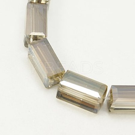 Electroplate Glass Beads EGLA-J023-12x6mm-WLS17-1