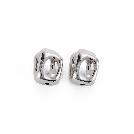 Rack Plating Alloy Beads PALLOY-S125-116P-1