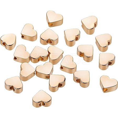 Brass Beads KK-BC0004-14G-1