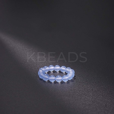 Natural Jade Stretchy Finger Rings FS-WG01730-39-1