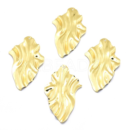Brass Pendants KK-P155-06G-NR-1