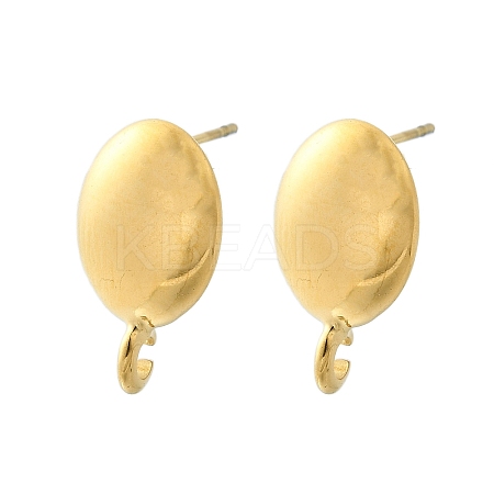304 Stainless Steel Studs Earring Findings STAS-H233-30G-1