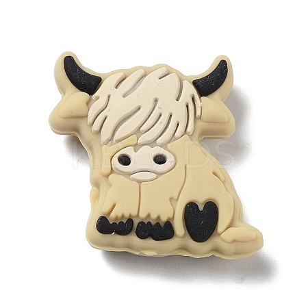 Yak Food Grade Eco-Friendly Silicone Focal Beads SIL-D004-01A-02-1