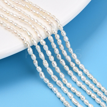 Natural Cultured Freshwater Pearl Beads Strands PEAR-N012-02Y-01-1