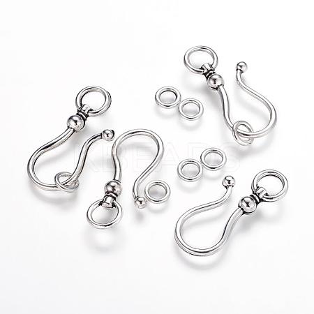 Tibetan Style S Hook Clasps LF5091Y-NF-1