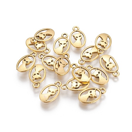 Tibetan Style Alloy Kitten Pendants TIBEP-R219-AG-LF-1