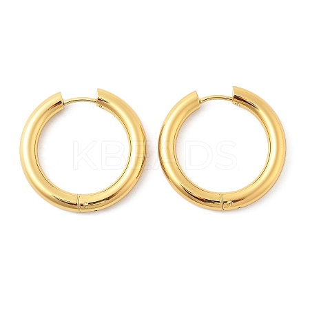 202 Stainless Steel Huggie Hoop Earrings EJEW-O087-08N-G-1