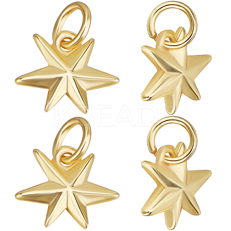 20Pcs Brass Charms KK-BBC0017-25-1