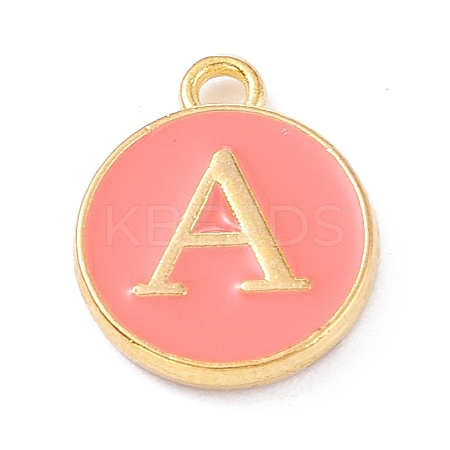 Golden Plated Alloy Enamel Charms LS-ENAM-Q437-11A-1