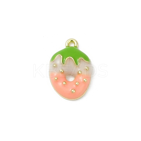 Alloy Enamel Pendants PALLOY-R151-43G-02-1