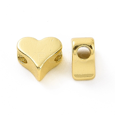 Rack Plating Brass Beads KK-C008-02G-1