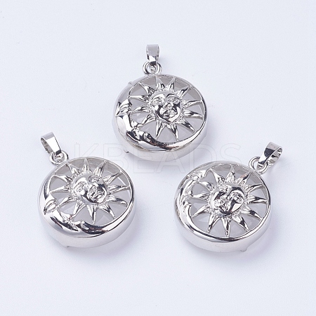Natural Quartz Crystal Pendants G-K234-C17-1