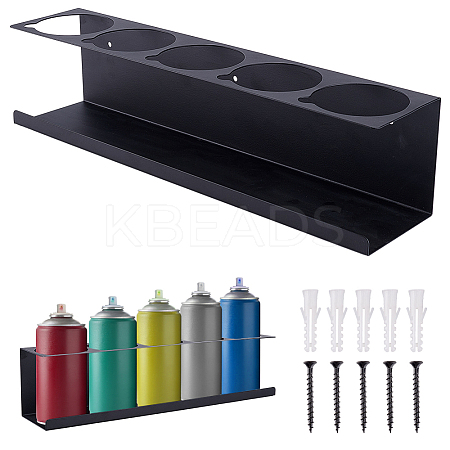 Zinc Alloy Wall Mounted Cylinder Tube Display Rack AJEW-WH0542-049-1