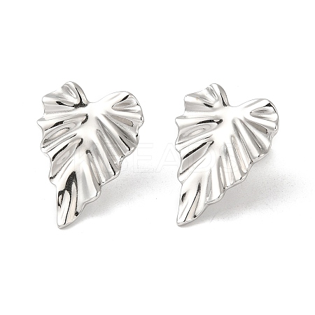 Non-Tarnish 304 Stainless Steel Stud Earrings LS-EJEW-Z022-21P-1