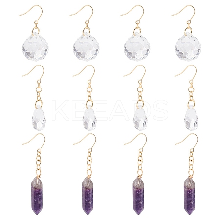 304 Stainless Steel Dangle Earrings EJEW-GO00001-1