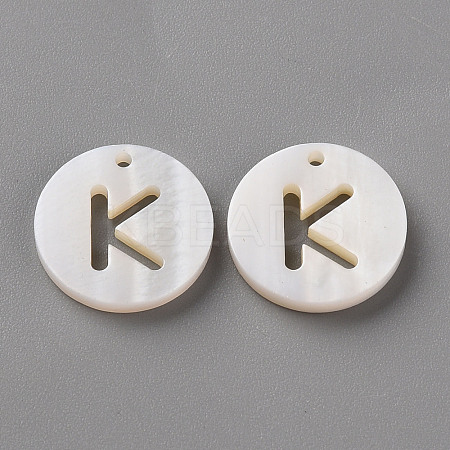 Natural Freshwater Shell Pendants LS-SHEL-Q311-008K-1