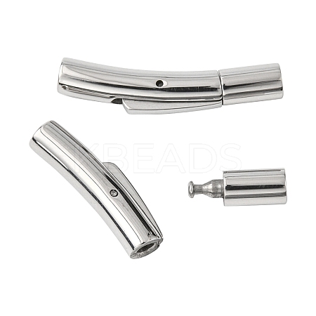 Tarnish Resistant 316 Surgical Stainless Steel Bayonet Clasps LS-STAS-I013-3mm-1