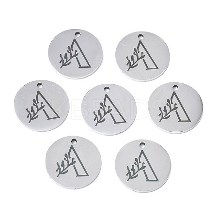 Non-Tarnish 304 Stainless Steel Charms STAS-T059-26P-A-1