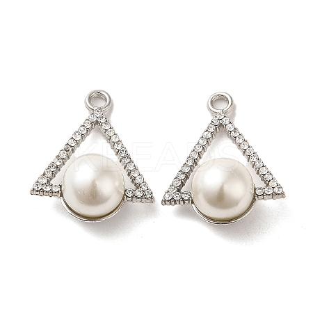 Alloy with Rhinestone Pendants FIND-B032-06P-1