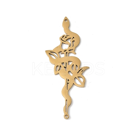 201 Stainless Steel Filigree Pendants STAS-K298-10G-1