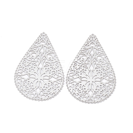 Non-Tarnish 201 Stainless Steel Pendants X-STAS-B038-09P-1