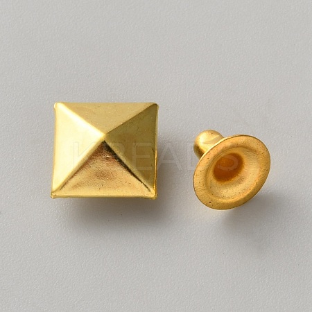 Brass Rivets KK-WH0103-009G-05-1