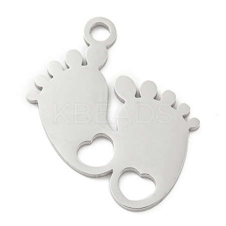 Non-Tarnish 304 Stainless Steel Pendants STAS-B056-18P-1