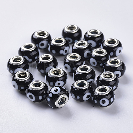 Handmade Lampwork European Beads LS-LAMP-S193-008I-1
