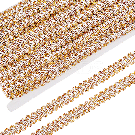 20 Yards Polyester Lace Ribbon OCOR-GO0001-18-1