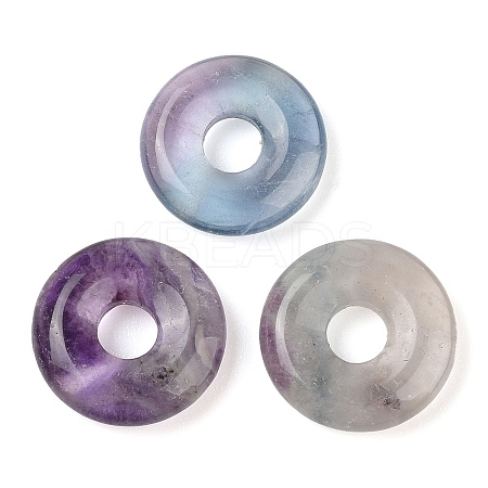 Natural Fluorite Pendants G-C066-02-02-1