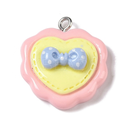 Opaque Resin Pendants RESI-S403-04F-1