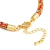 4MM Braided Nylon Cord Bracelets FIND-A057-01G-10-3