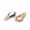 Alloy Enamel Pendants ENAM-N055-010A-NR-3