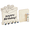Happy Birthday Laser Cut Wooden Money Holder Display Stands AJEW-FG0004-31-1