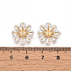 Brass Micro Pave Cubic Zirconia Pendants ZIRC-T016-20-3