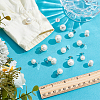 48Pcs 3 Styles Plastic Pearl No Sewing Buttons FIND-NB0006-78B-4