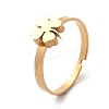 304 Stainless Steel Adjustable Rings for Women RJEW-F169-01G-02-4