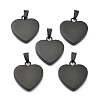 Ion Plating(IP) Fashionable 304 Stainless Steel Stamping Blank Tag Pendants STAS-J002B-01B-1