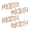 Wood Carved Onlay Applique Display Decoration WOOD-WH0124-119D-1