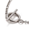 Non-Tarnish 304 Stainless Steel Chain Necklaces LS-NJEW-A002-08P-3