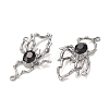 Alloy Glass Connector Charms PALLOY-P291-16B-03-3